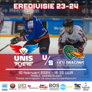 Unis Flyers – Utrecht Dragons | 12 – 18 jaar